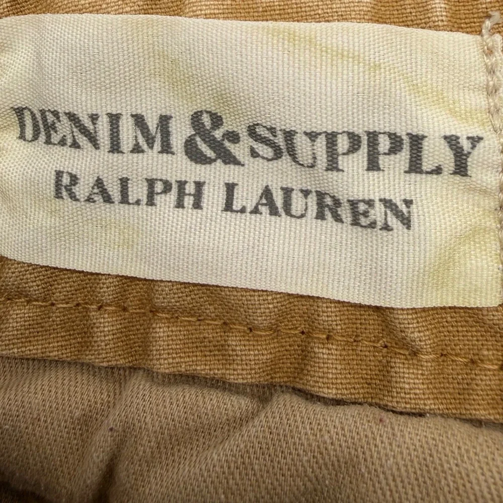 Denim & Supply Ralph Lauren Cargo Pants 32x32 Tan Vintage Distressed Workwear - Picture 3 of 9